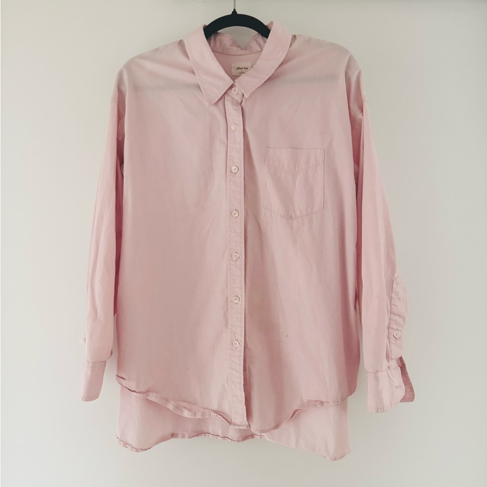 Wilfred Aritzia Organic Cotton Button-down Shirt